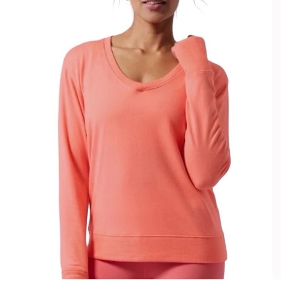 Athleta Tops - Athleta Sunrise V-neck Sweatshirt Size XS
